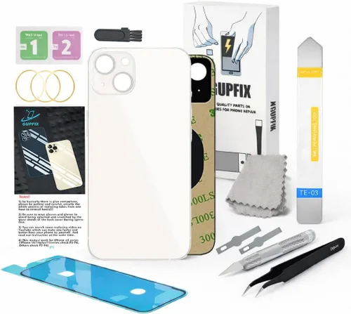 Miniatura 17 de Reemplazo de cristal trasero para iPhone 15Pro Max con herramientas Repir Big Hole OEM Rear Cover Glass Pre-Installed Internal Parts Easier