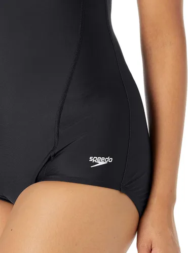 Miniatura 3 de Speedo - Traje de baño de una pieza para mujer, con costura de princesa, PowerFlex, Ultraback, corte conservador