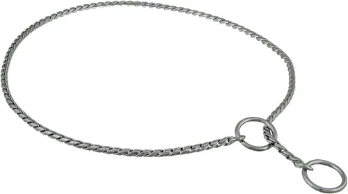 Miniatura 10 de Alvalley Collar de cadena de metal para exhibición de perros, collar deslizante para mascotas para espectáculos, collar de cadena de serpiente