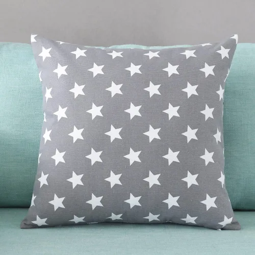 Taoson Hogar decorativa algodón lienzo cuadrada funda de almohada funda de cojín rayas cremallera oculta varios colores.
