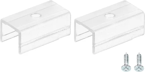 Miniatura 17 de MECCANIXITY Clips de montaje para luces de cuerda, accesorios de soporte de montaje de canal de pared para tira de neón LED de 0.315 in