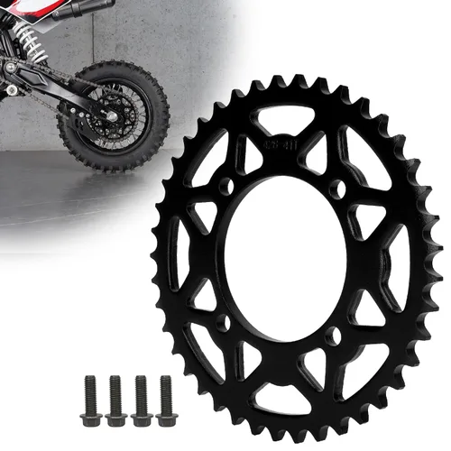 Miniatura 8 de RUTU Piñón de Cadena 420 Piñón Trasero 35 Dientes 76mm para Motocicletas Chinas de 50 70 90 110 125 140cc 150 160 170 Cc Apollo RFZ CRF50 XR50 SDG