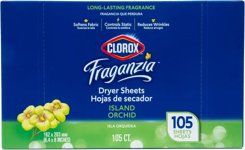 Miniatura 11 de Clorox Fraganzia - Hojas de secadora suavizantes de tela, reductoras de arrugas y antiestáticas, para ropa con gran olor, suaviza telas, aroma Océano