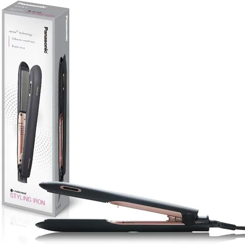 Miniatura 10 de Panasonic Nanoe EH-HS99-K - Plancha plana para cabello sano y brillante, con placas de cerámica de 1 pulgada y tecnología de calor intuitiva