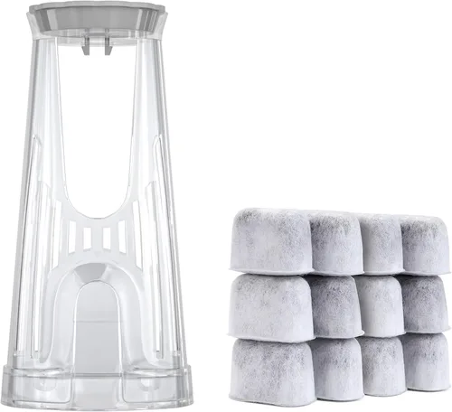 PUREHQ Kit de inicio Keurig para Keurig 2.0 K200, K250, K35, K-Duo y K-Compact incluye soporte para filtro y paquete de 15 filtros de agua de carbón