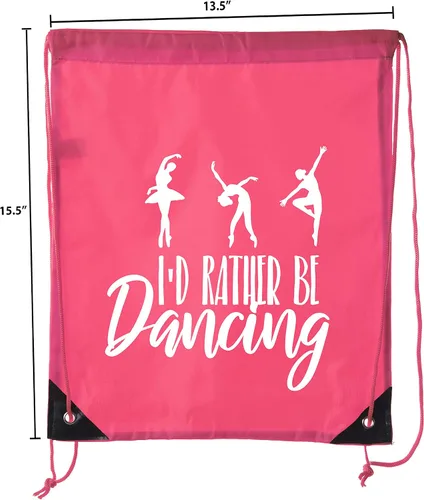 Miniatura 2 de Bolsas de baile, mochilas de ballet para niñas, mochilas de baile con cordón
