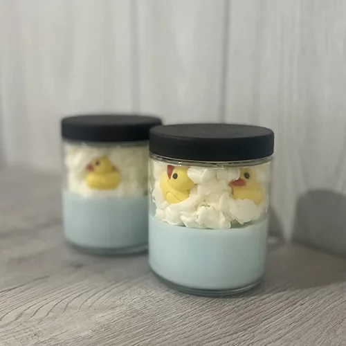 Miniatura 4 de Linda decoración para cupcakes de bebé, moldes de silicona de caramelo de chocolate, 4 piezas, carrito de pasteles y pies de ropa, molde de fondant