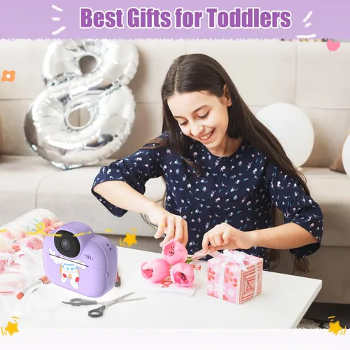 Miniatura 7 de Juguetes de cámara para niños, cámara de impresión instantánea para niños, cámaras para niños pequeños para niñas y niños, cámaras digitales HD