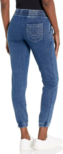 Miniatura 2 de True Religion Pantalón deportivo Indigo Big T de tiro medio para mujer