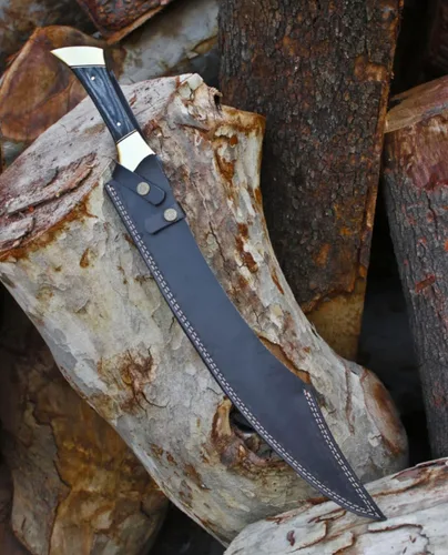 Miniatura 4 de Espada vikinga hecha a mano de acero J2 con funda de cuero