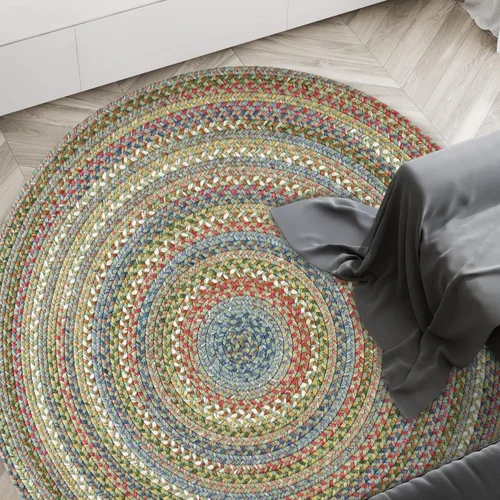 Miniatura 27 de Rhody Rug Country Jewel CJ35 - Alfombra trenzada ovalada de bronce de 2 x 3 pies, decoración del hogar, alfombra de piso o alfombra de dormitorio