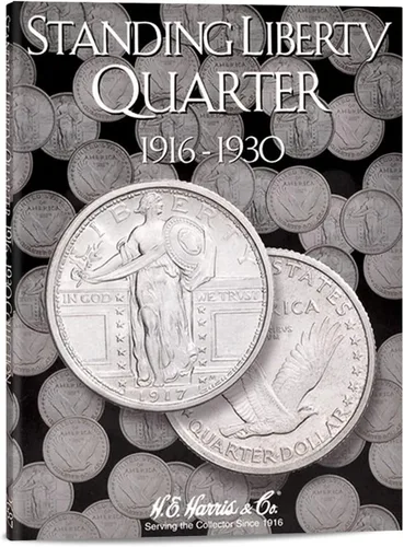 Miniatura 22 de H.E. Harris & Co. US Washington Quarter Carpeta de monedas de cuatro volúmenes 1932 – 1998# 2688.2689.2690.2691 Conjunto de cuatro volúmenes