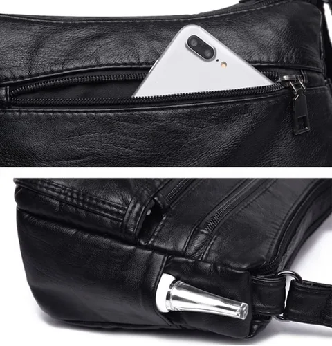 Miniatura 6 de Bolsos cruzados impermeables para mujer, bolso bandolera casual de piel sintética para mujer, bolso cruzado