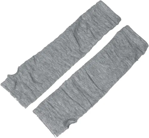 Miniatura 37 de Allegra K Calentadores de brazo sin dedos unisex de moda clásica