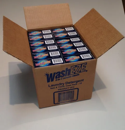Miniatura 4 de WashEZE Hojas de detergente 3 en 1, las hojas perfumadas de 120 unidades incluyen todas tus necesidades de lavandería con la potente capacidad