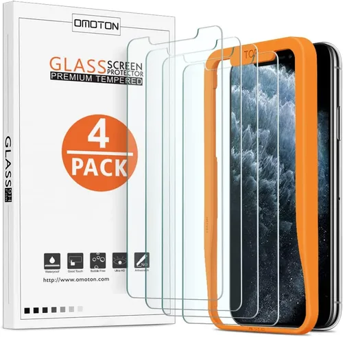 Miniatura 10 de OMOTON Protector de pantalla de privacidad para iPhone 17 Pro Max [Instalación de alineación automática], vidrio templado con dureza 9H+ y grado