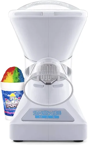 Miniatura 2 de SNOWIE - Máquina de Conos de Nieve Little Snowie Max - Fabricadora de Hielo Raspado Premium, Con Mezcla de Jarabe en Polvo con Palitos, Kit de 6