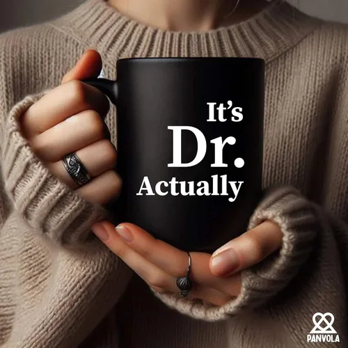 Miniatura 4 de Taza de cerámica con texto en inglés "It's Dr Actually Doctorate", regalo de graduación para estudiantes de doctorado, doctorado, nuevo médico, taza