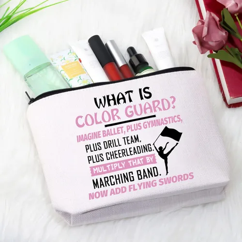 Miniatura 4 de GJTIM Bolsa de maquillaje con protector de color, regalo de guardia de invierno, banda de marcha, regalo de graduación para personas mayores, Bolsa
