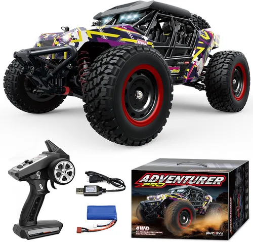 Miniatura 8 de Auto RC rápido sin escobillas 1/12 para adultos, 4WD eléctrico todoterreno RC Monster Truck, 60KM/H de alta velocidad RC coche con Hobbywing ESC
