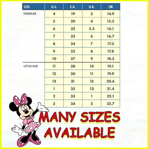 Miniatura 8 de Disney Girl Minnie Mouse Mid Height Easy Slip-on Waterproof Rubber Boots