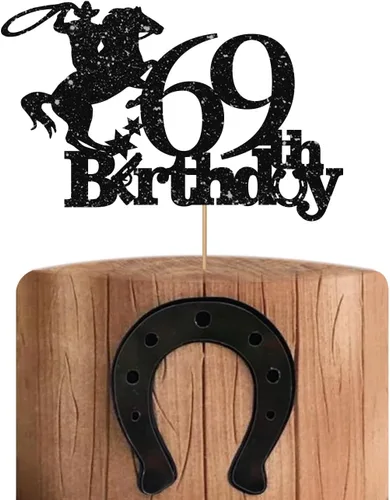 Miniatura 30 de Cowboy - Decoración para pastel de cumpleaños 40 para hombres, decoración de pastel de cumpleaños 40 para hombres, decoración de pastel