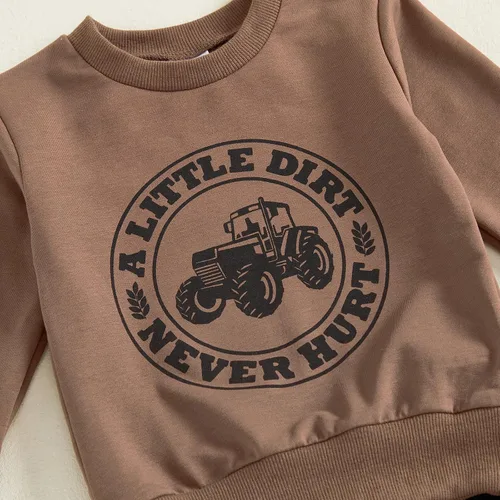 Miniatura 2 de Adobabirl Conjunto de sudadera y pantalones de Halloween para bebé, sudadera y pantalones con parche de calabaza para Halloween, otoño, ropa de bebé