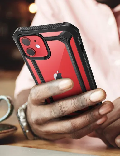 Miniatura 8 de SupCase Unicorn Beetle EXO Series Funda para iPhone 12 / iPhone 12 Pro (versión 2020) 6.1 pulgadas, funda protectora híbrida transparente premium