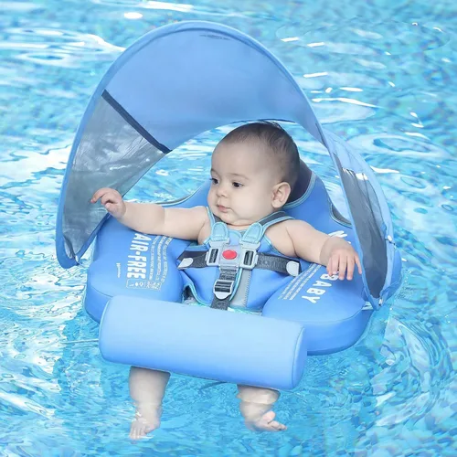 Miniatura 5 de El más nuevo y mejorado tamaño añade cola que hace que nunca se voltee. Mambobaby flotador de natación sólido, no inflable, nadador, entrenador