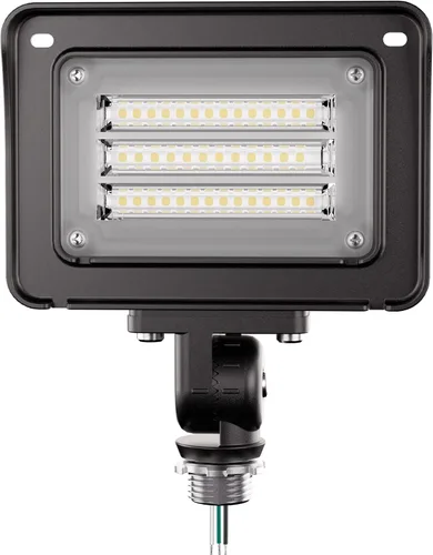 CINOTON Faros LED de 30W para exteriores, 4200LM IP65 impermeables, iluminación de seguridad de pared para exteriores con nudillo de 180° para