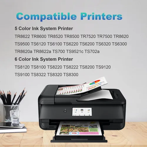 Miniatura 4 de 280 281 PGI-280XXL CLI-281XXL Cartucho de tinta de repuesto para Canon 280 281 XXL Tinta compatible con PIXMA TR8600 TS9500 TR8622 TR8622a TR8620