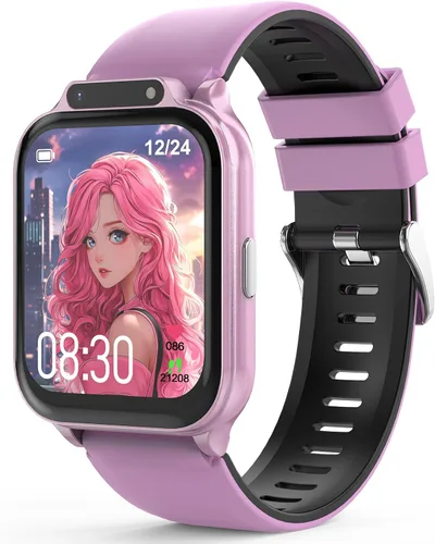 Reloj inteligente para niños de 1.85 pulgadas con rastreador de fitness, monitor de sueño, más de 22/100 modos deportivos, esfera de bricolaje, IP68