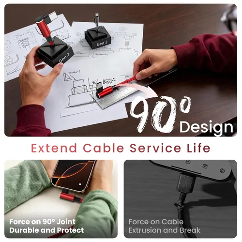 Miniatura 3 de Cable de carga múltiple USB C, cable de carga USB A/C a USB C, cable de carga dual tipo C, cable de carga múltiple 4 en 2 con 4 conectores tipo C