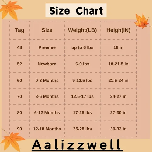 Miniatura 129 de Aalizzwell Conjunto de mameluco acanalado para bebé recién nacido prematuro para otoño e invierno