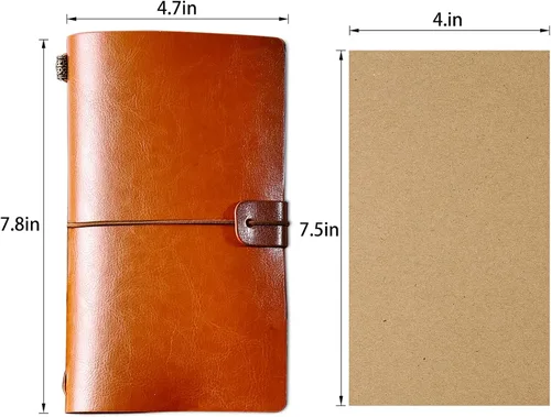 Miniatura 7 de Skexiod Regalos únicos de doctor para hombres y mujeres - Diario de cuero rellenable de 140 páginas para un doctor maravilloso, regalos