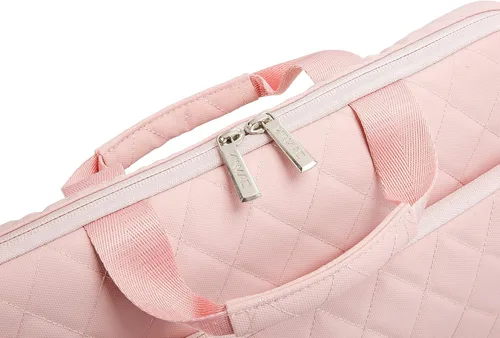 Miniatura 7 de inmac - Bolsa de hombro acolchada para laptop de 360 grados, para LG Gram de 16 pulgadas y 15.6 a 16 pulgadas (rosa)