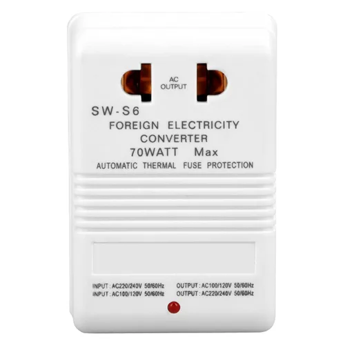 Miniatura 6 de Convertidor de voltaje, transformador de voltaje de potencia 70W 70W 110V/120V a 220V/240V 55-60HZ