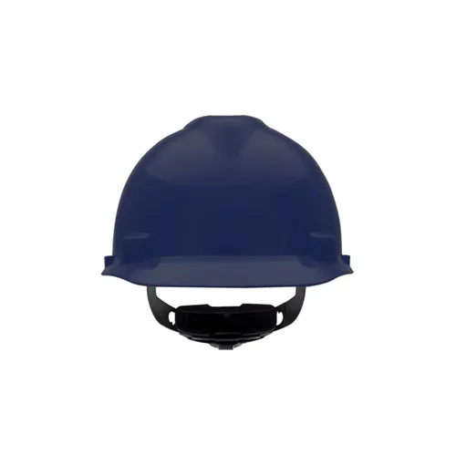 Miniatura 25 de MSA 477484 V-Gard - Casco de seguridad, con suspensión de trinquete Fas-Trac III, carcasa de polietileno, protección anti-impacto superior, correas