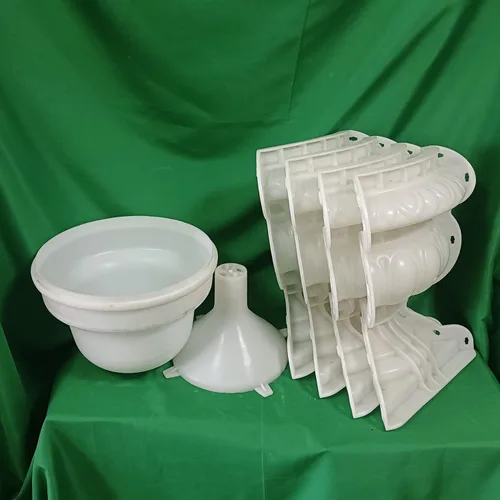 Miniatura 3 de Rezone D50cm Moldes de Macetas de Flores de Hormigón Prefabricado de Cemento Plástico para Jardín Decorativos para la Venta