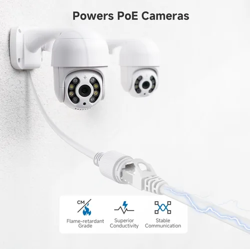 Miniatura 7 de Cable Matters 10Gbps 5-Pack de cables Ethernet Cat 6 cortos sin enganches - 1 pie, cable Cat 6, cable Cat6, cable Ethernet, blanco
