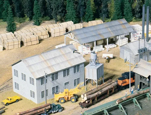 Miniatura 3 de Walthers, Inc. Kit de molino y cobertizo de planificación, 6 X 8 X 5-3/4" 15 X 20 X 5.6 in