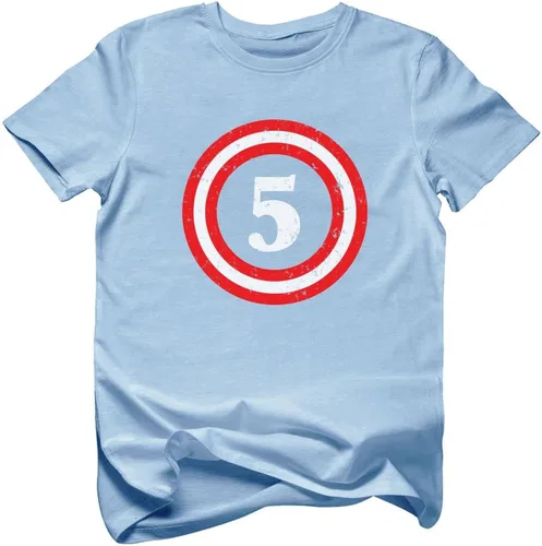 Tstars Capitán 3er cumpleaños camisa niño tercer traje 3 años niño niño regalo fiesta camisas