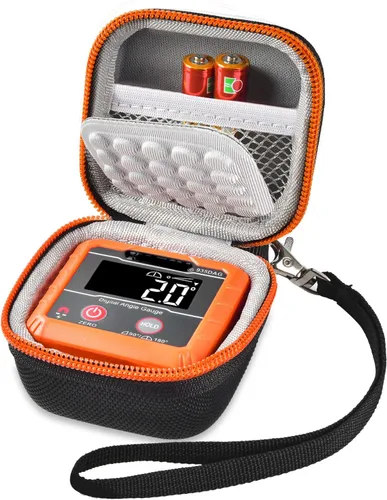 Estuche ANKHOH Compatible con Nivel Digital Electrónico y Medidor de Ángulo Klein Tools 935DAG, Buscador de Ángulos Protractores, Bolsa de Negro