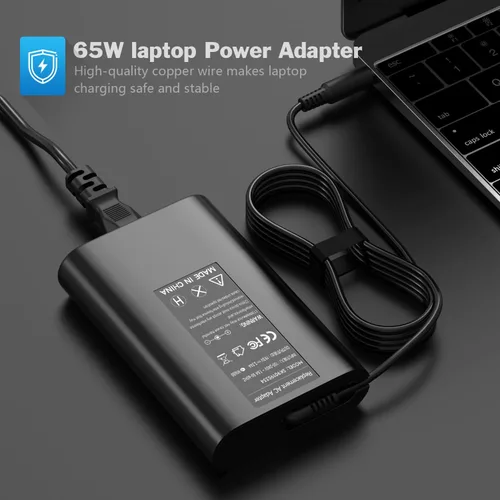 Miniatura 6 de Cargador para portátil de 65 W y 45 W compatible con Dell Inspiron 11, 13, 14, 15, 17, 3000, 5000, 7000, serie N5110, N5010, N7010, N4010, 14, 3421