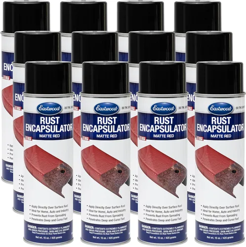 Miniatura 20 de Eastwood Spray para eliminar óxido con acabado mate texturizado Aerosol previene la corrosión del óxido, fórmula fortificada con epoxi y baja