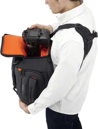 Miniatura 2 de Sony LCSBP3 - Mochila con sistema DSLR con almacenamiento para laptop, color negro, grande