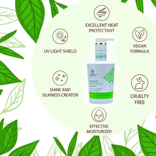 Miniatura 6 de Xiaomoxuan Champú orgánico de aceite de árbol de té - Hidratante para cabello seco, tratamiento del cuero cabelludo, sin sulfatos - enlace
