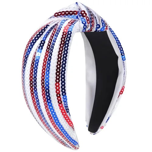 Miniatura 28 de Ardorchid Bandana Diadema de Bandera Americana Roja Blanca y Azul Diademas Patrióticas de EE.UU. para Hombres y Mujeres Bufanda de Cuello y Cara