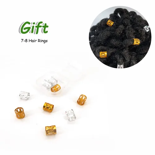 Miniatura 7 de Yinmei Baibian Loc Cola de Caballo con Cordón Moño de Pétalos Moños de Rastas Afro Rojas Cola de Caballo Rizado Hinchado Trenza Colas de Caballo