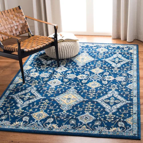 Miniatura 24 de SAFAVIEH Evoke Collection EVK224G - Alfombra decorativa bohemia y oriental que no desprende pelusa, para sala de estar y dormitorio, 2 pies 2